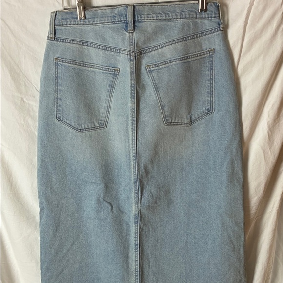 Universal Thread Sky Blue A-Line Denim Skirt - Picture 8 of 9